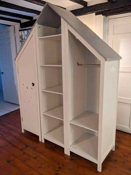 Photo of free Children's wardrobe/shelving unit (Woodcote) #2