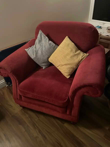 Photo of free Red Arm Chair (West End GU24) #1