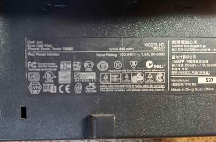 Photo of free Dell monitor (Glenfield LE3) #2