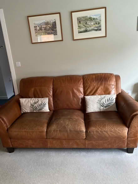 Photo of free 3 seater sofa and 2 seater sofa (Duckmanton Chesterfield) #2