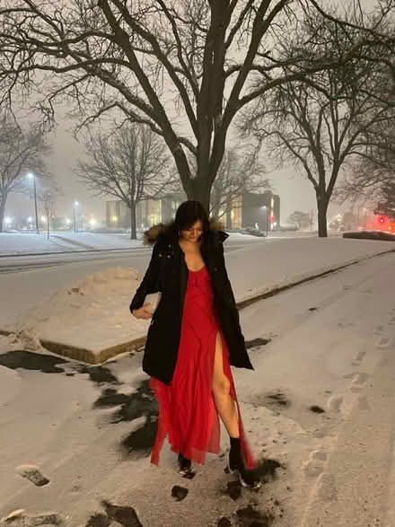 Photo of free Size 9 Red Dress with Chiffon (lisle, il) #1