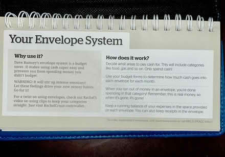 Photo of free Envelope System from Dave Ramsey (Silver Spring MD) #3