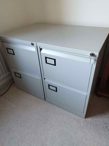 Photo of free 2-drawer filing cabinets x 2 (Naunton WR8) #1
