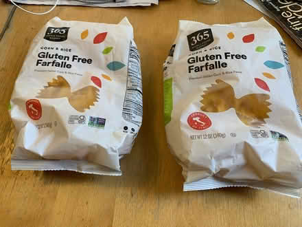Photo of free Gluten free Farfelle pasta (Silver Spring) #1