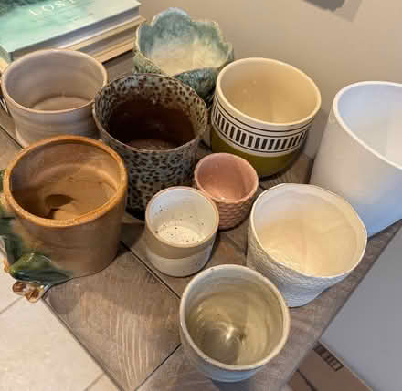 Photo of free Various plant pots (410 Salem St. Heron Pond) #2