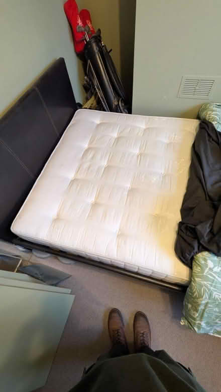 Photo of free Double bed frame and mattress (Glasgow G33) #2