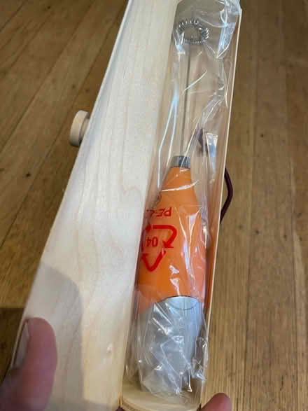 Photo of free 2 new handheld froth machines (Redwood City (south end)) #2