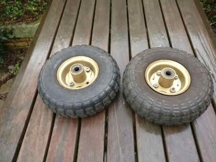 Photo of free Wheels for a sack barrow (Bray SL6) #3