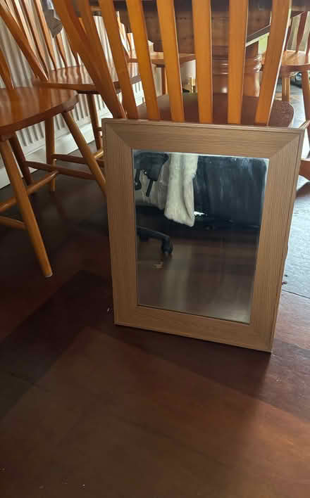 Photo of free 16”x20” Wood Framed Mirror Excellent Condition (Hanworth TW2) #1