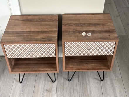 Photo of free Pair of bedside tables (W7) #1