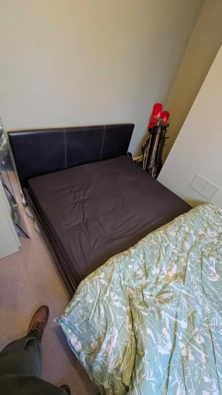 Photo of free Double bed frame and mattress (Glasgow G33) #3
