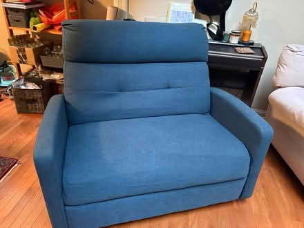 Photo of free Reclining love seat (Mercer Island) #1