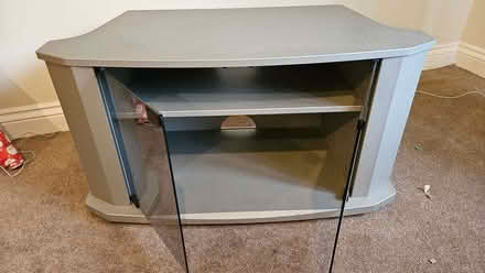 Photo of free TV cabinet with Glass Doors & Shelf (Knightsfield AL8) #1