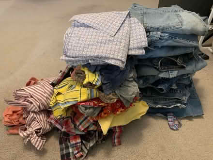 Photo of free Denim and shirting scraps (Amissville) #1