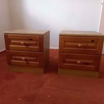 Photo of free Pair of bedside drawer cabinets (Charlton Kings GL52) #1