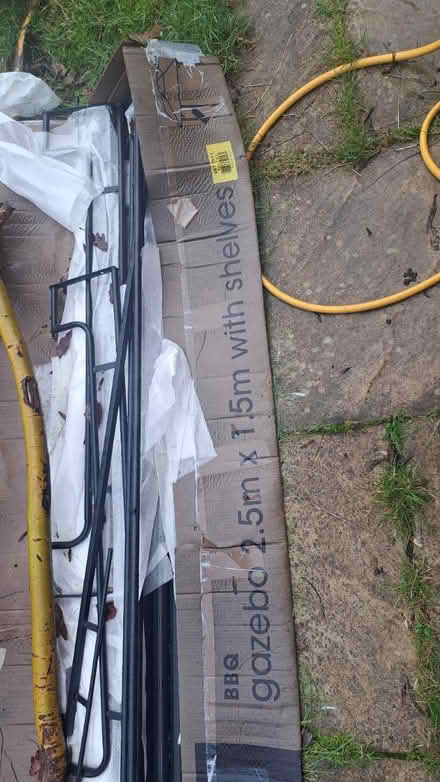 Photo of free Bbq gazebo 2.5m x 1.5m (Markfield LE6) #1