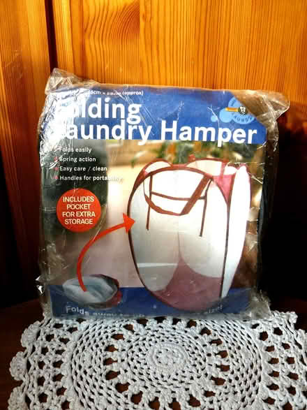 Photo of free New Pop Up Laundry Hamper (Navy) (Woodside WD25) #1