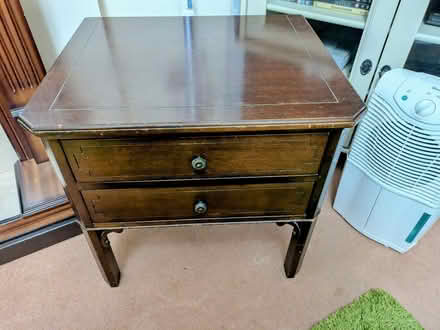 Photo of free Small side table with 2 drawers (West King Street, Helensburgh) #1