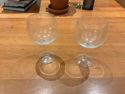Photo of free 2 large cocktail glasses (Woodlands TW7) #1