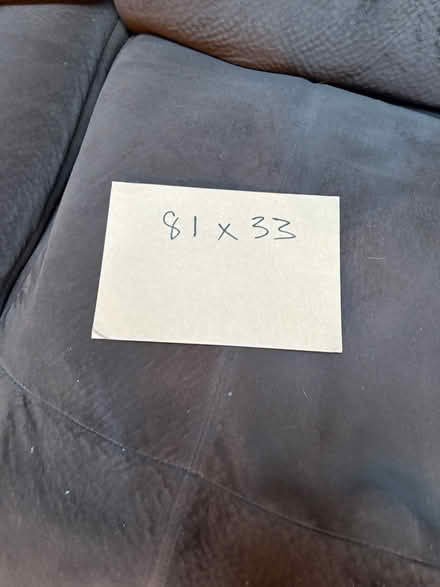 Photo of free Couch with two leg rests (Mercer Island) #4