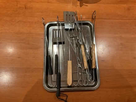 Photo of free BBQ utensils and tray (Woodlands TW7) #1