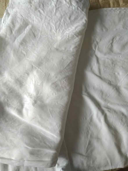 Photo of free 2 White table cloths/towels Damask (Millhouses S7) #1