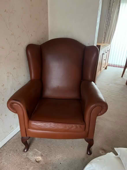 Photo of free Leather chair (Ecclesfield S5) #1