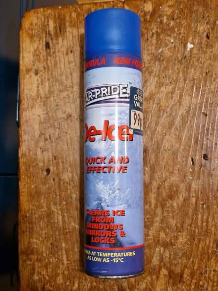 Photo of free Part-used can of de-icer (Bowbridge GL5) #1