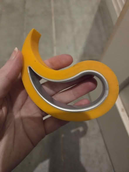 Photo of free Orange and Silver Rubber Doorstop (Prestwich M25) #1