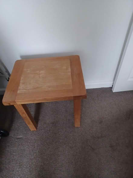 Photo of free Small wooden table (Whitmore Park Coventry) #1