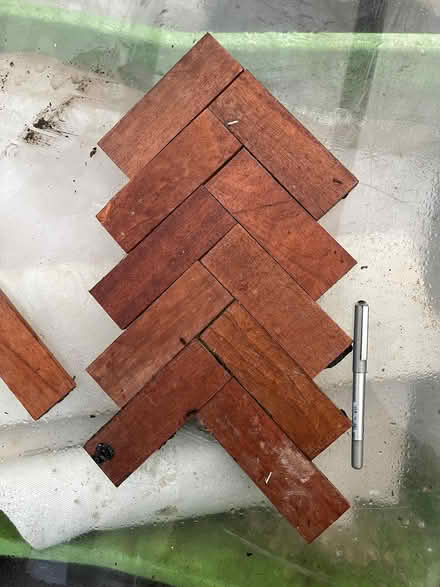 Photo of free Used hardwood parquet tiles (Brightwell Baldwin OX49) #1