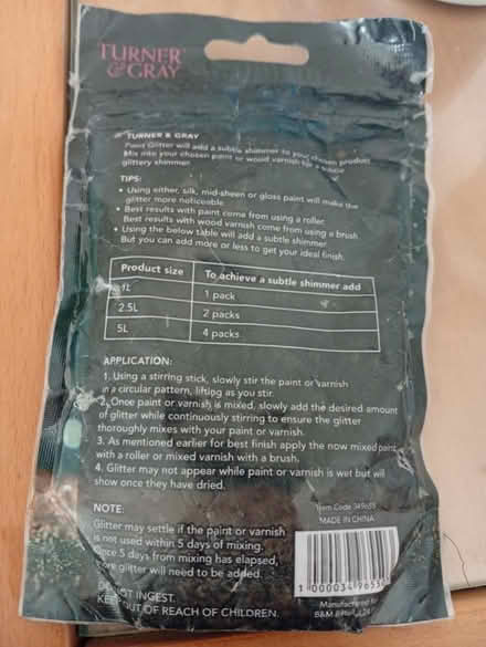 Photo of free Glitter (East London) #2