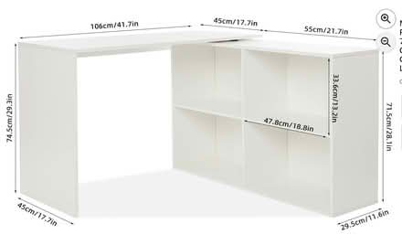 Photo of free Wood Swivel Desk (Molesey KT8) #3