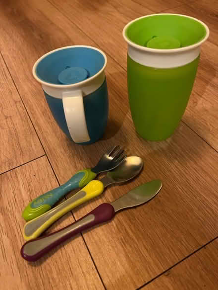 Photo of free Baby cups and cutlery (Levenshulme M19) #1