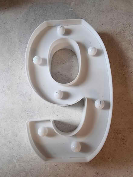 Photo of free Number 9 Led Light (M43 - Droylsden) #1