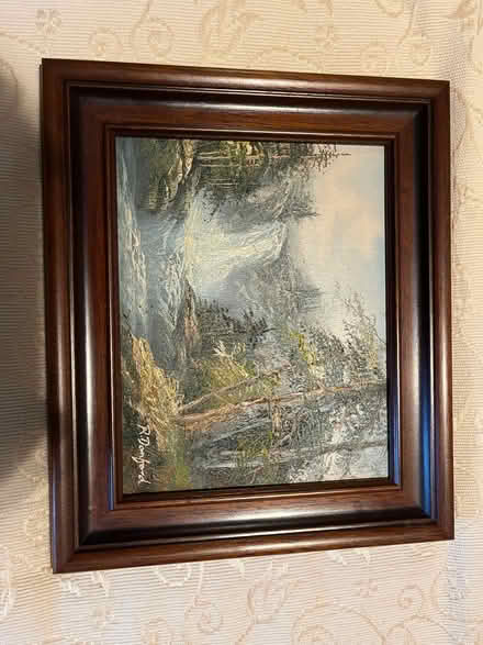 Photo of free A Pair of Small Oil Paintings (Bridgewood Gate ME5) #2