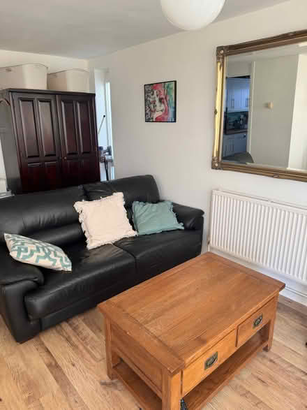 Photo of free Leather sofa bed (New Malden KT3) #1