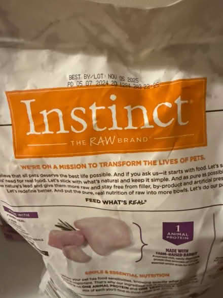 Photo of free Rabbit grain free cat kibble (Eastlake) #1