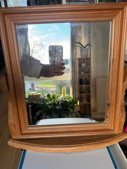 Photo of free Wooden mirror (41x41x10 cms) (Cowley OX4) #1