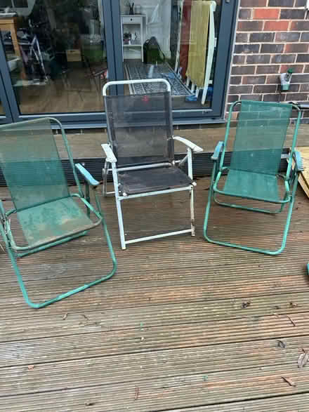 Photo of free Garden chairs (Castleford) #1