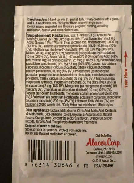 Photo of free flavored drink powders (near Cabin John Village) #2