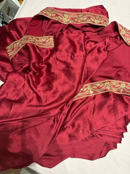 Photo of free Burgundy Saree (Gants Hill) #2
