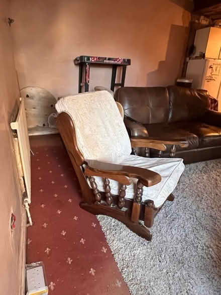 Photo of free Wooden rocking chair (Penn WV4) #1