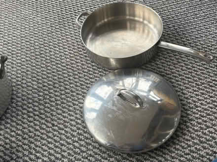Photo of free 2 x stainless steel saucepans (Kidderminster DY10) #2