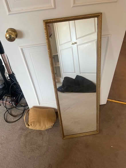 Photo of free Gold frame wall mirror (Wimbledon Village) #1