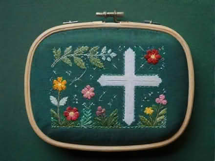 Photo of free Cross stitch embroidery fabric (Cheltenham GL53) #1