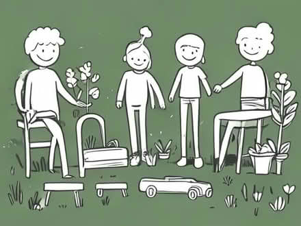 Photo of Garden furniture & lawn mower (Wivelsfield Green RH17) #1