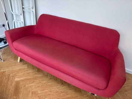 Photo of free Worn red sofa - broken legs (St Andrews, BS6) #1