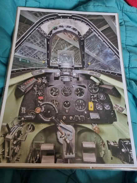 Photo of free Spitfire cockpit poster and certificate (HA0) #1