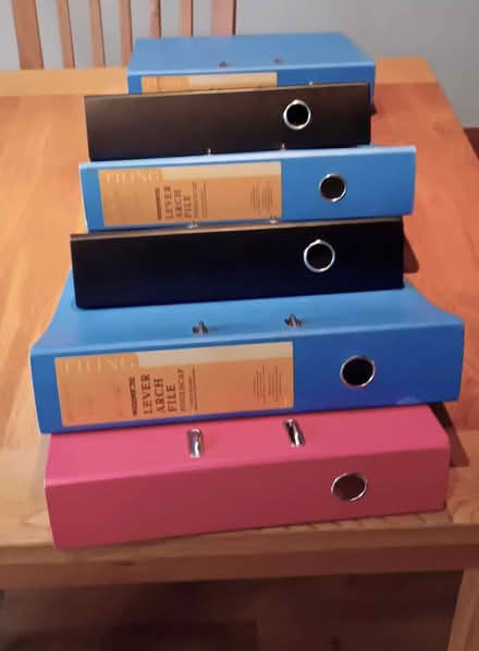 Photo of free Lever arch files (Bucknell SY7) #1